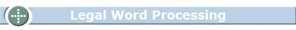 Legal Word Processing